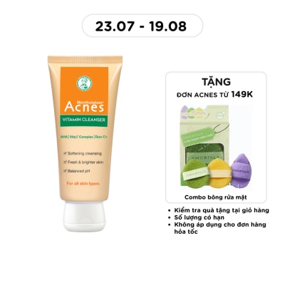 ACNES - Mentholatum Acnes Vitamin Cleanser 100g image