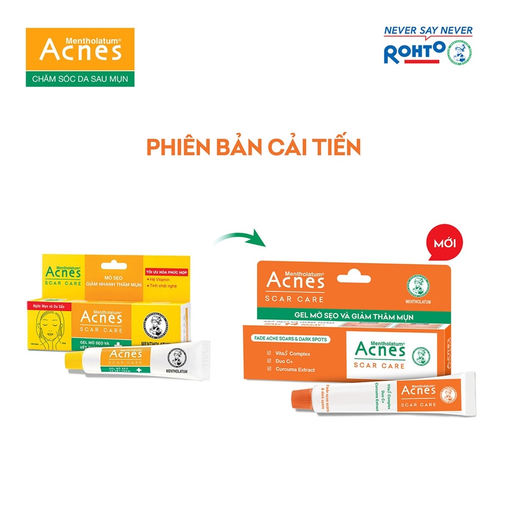 Sản Phẩm Mờ Vết Thâm Và Liền Sẹo Acnes 12g (Scar care)