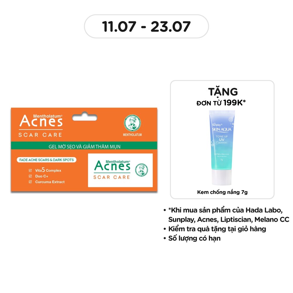 Sản Phẩm Mờ Vết Thâm Và Liền Sẹo Acnes 12g (Scar care)