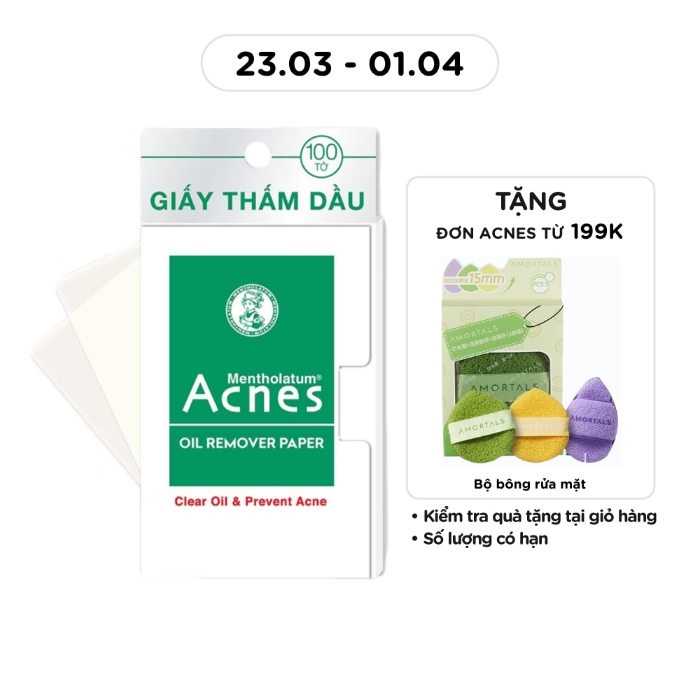 Oil Remover Paper 100 Sheets