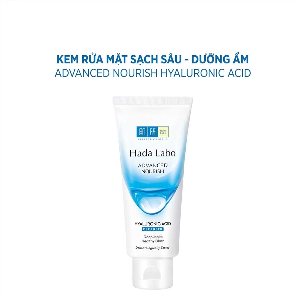 Kem Rửa Mặt Dưỡng Ẩm Tối Ưu Hada Labo Advanced Nourish 80g