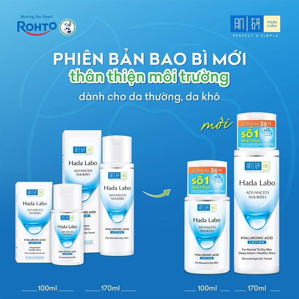Dung Dịch Dưỡng Ẩm Tối Ưu Hada Labo Advanced Nourish 100ml Da Thường image