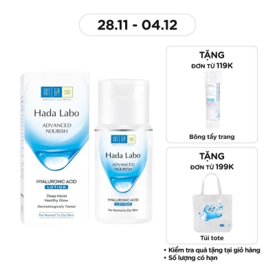 HADA LABO Dung Dịch Dưỡng Ẩm Tối Ưu Hada Labo Advanced Nourish 100ml - Da Thường