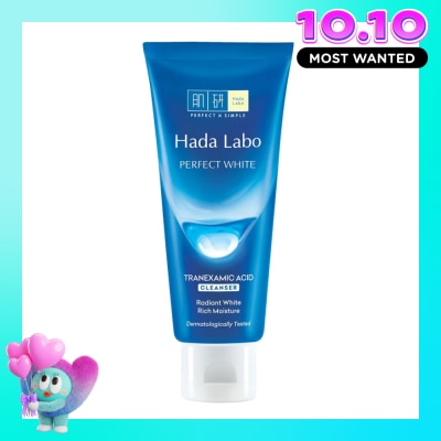 HADA LABO Sữa Rửa Mặt Hada Labo Perfect White Dưỡng Trắng Da Hoàn Hảo 80g image