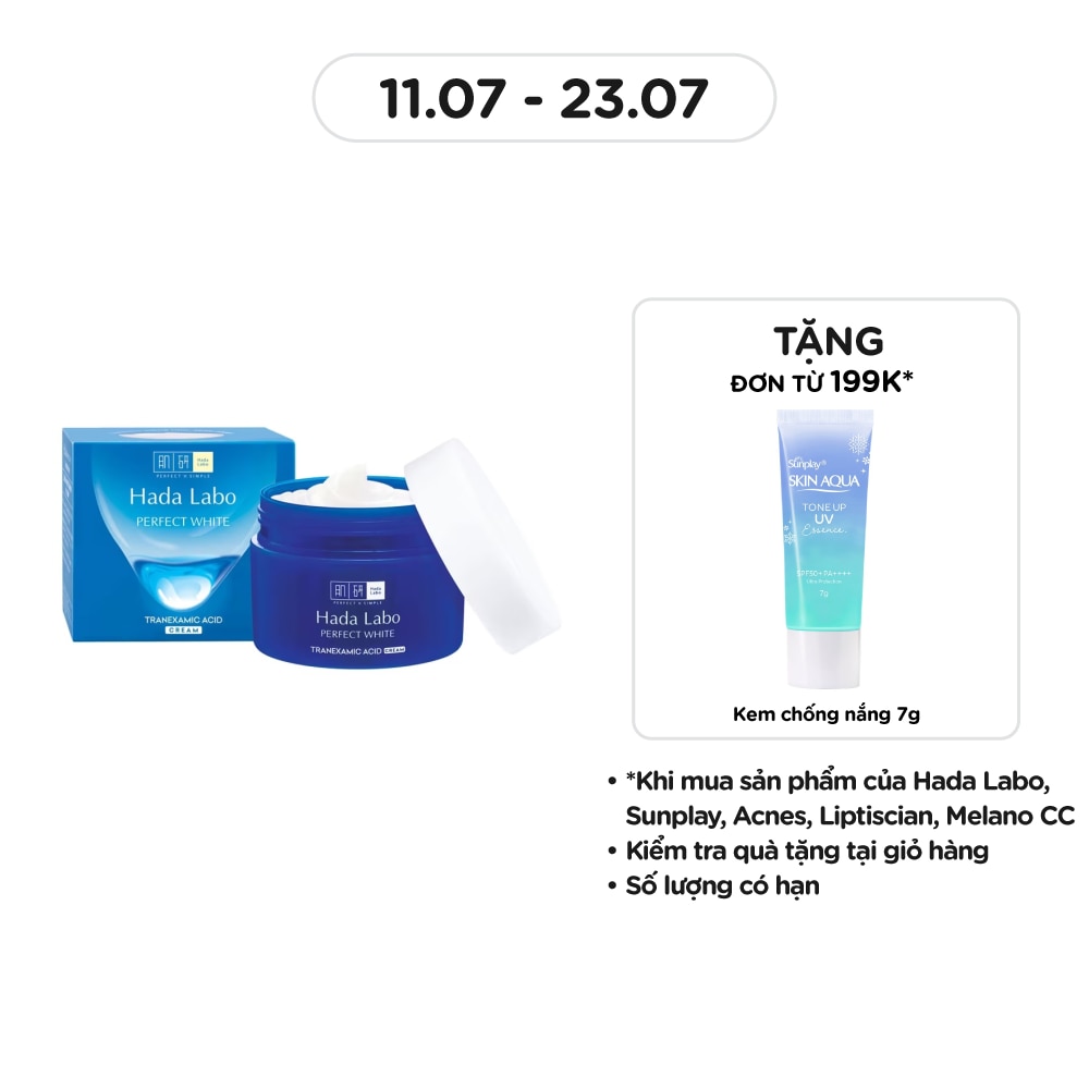 Kem Trắng Hoàn Hảo Hada Labo Perfect White 50g