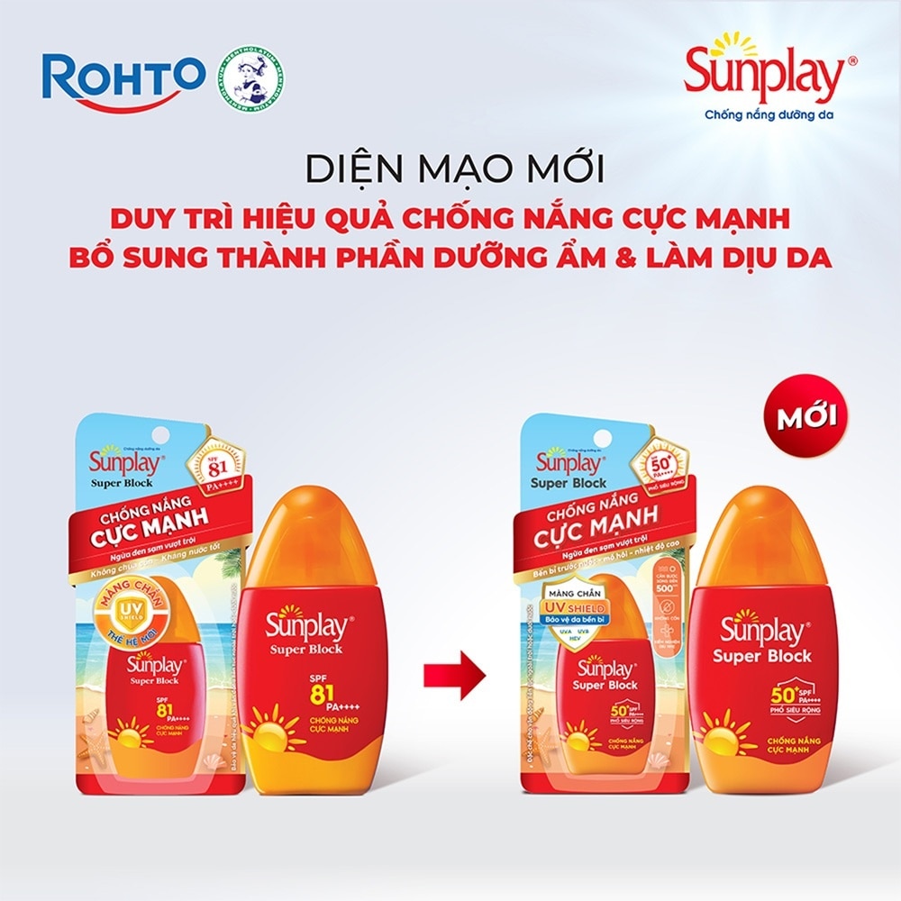 Sữa Chống Nắng Cực Mạnh Sunplay Super Block SPF50+ PA++++ 30g