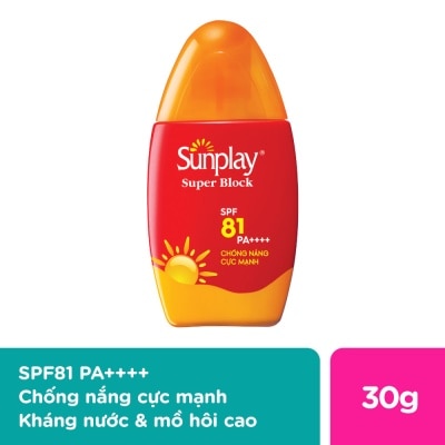 SUNPLAY Sữa Chống Nắng Cực Mạnh Sunplay Super Block SPF81 30g