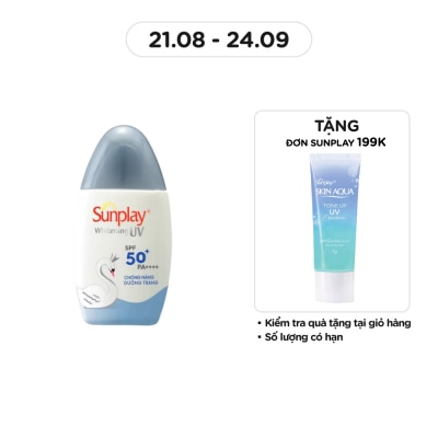 SUNPLAY Sữa Chống Nắng Dưỡng Da Trắng Đẹp Sunplay Whitening UV SPF50 30g