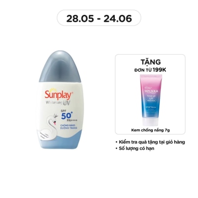 SUNPLAY - Sữa Chống Nắng Dưỡng Da Trắng Đẹp Sunplay Whitening UV SPF50 30g