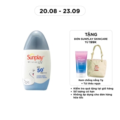 SUNPLAY - Sữa Chống Nắng Dưỡng Da Trắng Đẹp Sunplay Whitening UV SPF50 30g image