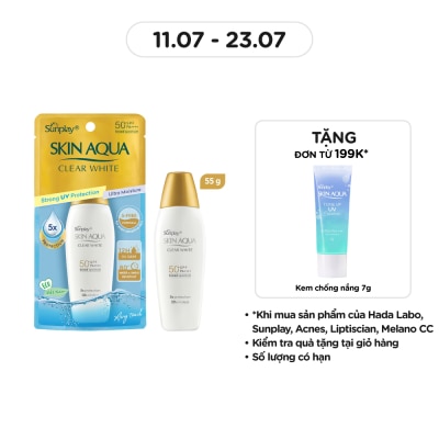 SUNPLAY Skin Aqua Clear White SPF50 55g