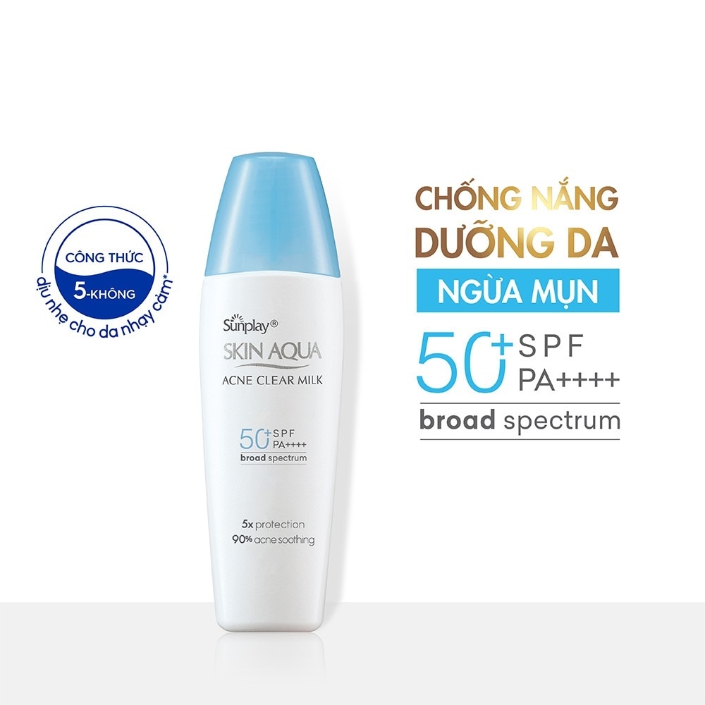 Skin Aqua Acne Clear Milk SPF50 25g