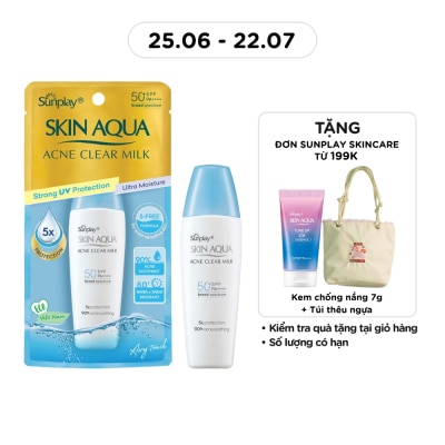 SUNPLAY - Skin Aqua Acne Clear Milk SPF50 25g