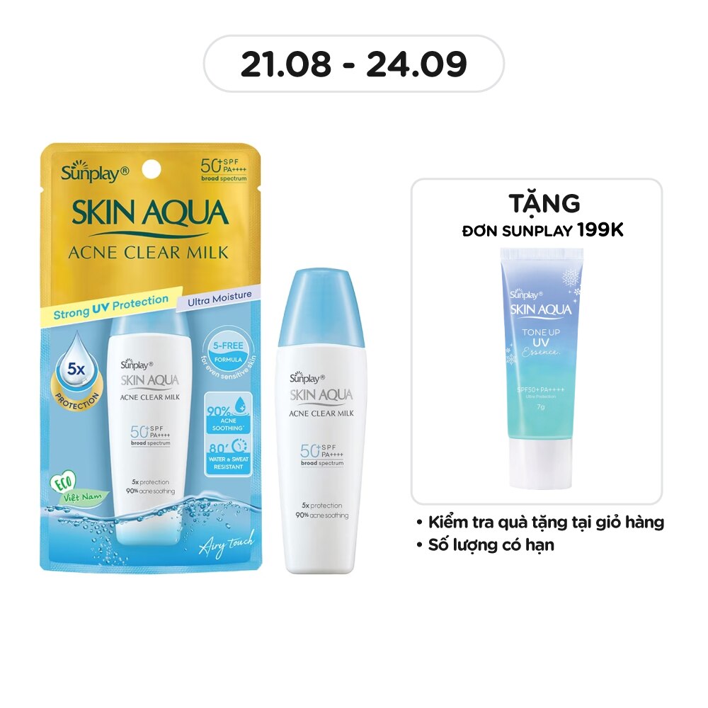 Skin Aqua Acne Clear Milk SPF50 25g