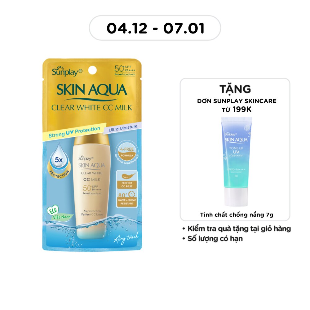 Skin Aqua Clear White CC Milk SPF50 25g