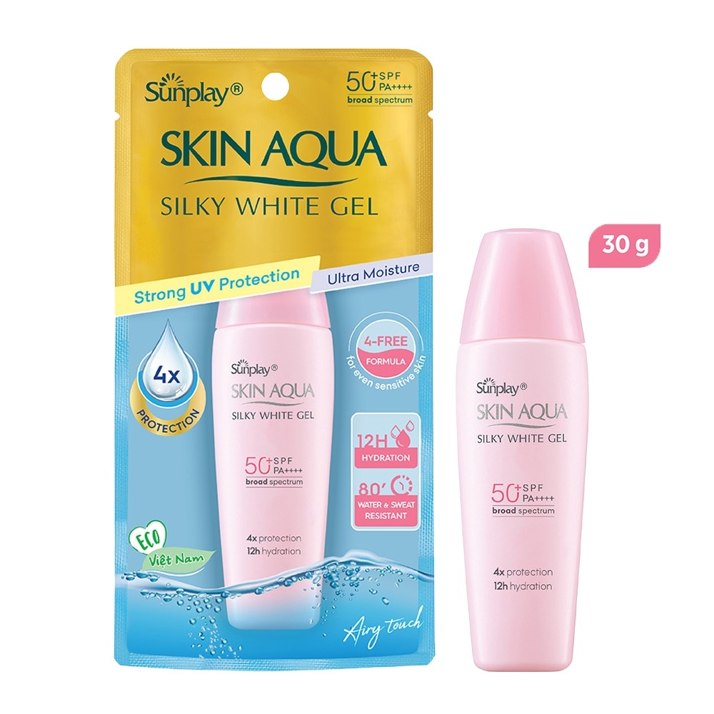 Skin Aqua Silky White Gel SPF50 30g