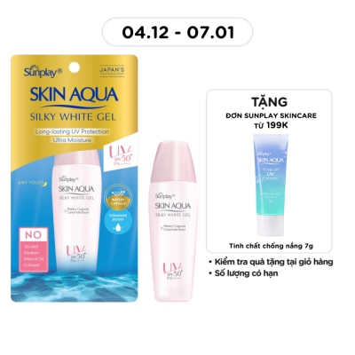 SUNPLAY Skin Aqua Silky White Gel SPF50 30g