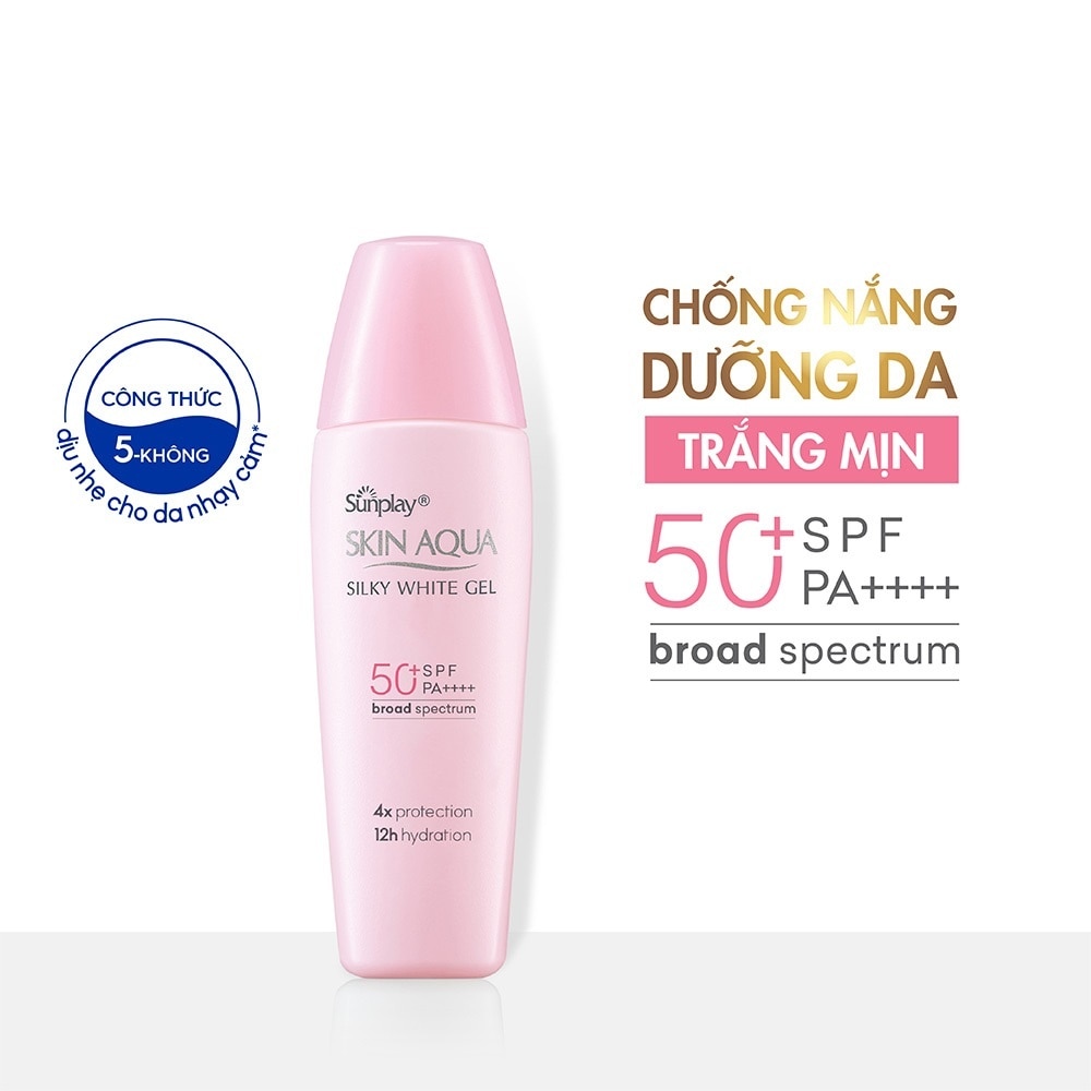 Skin Aqua Silky White Gel SPF50 30g