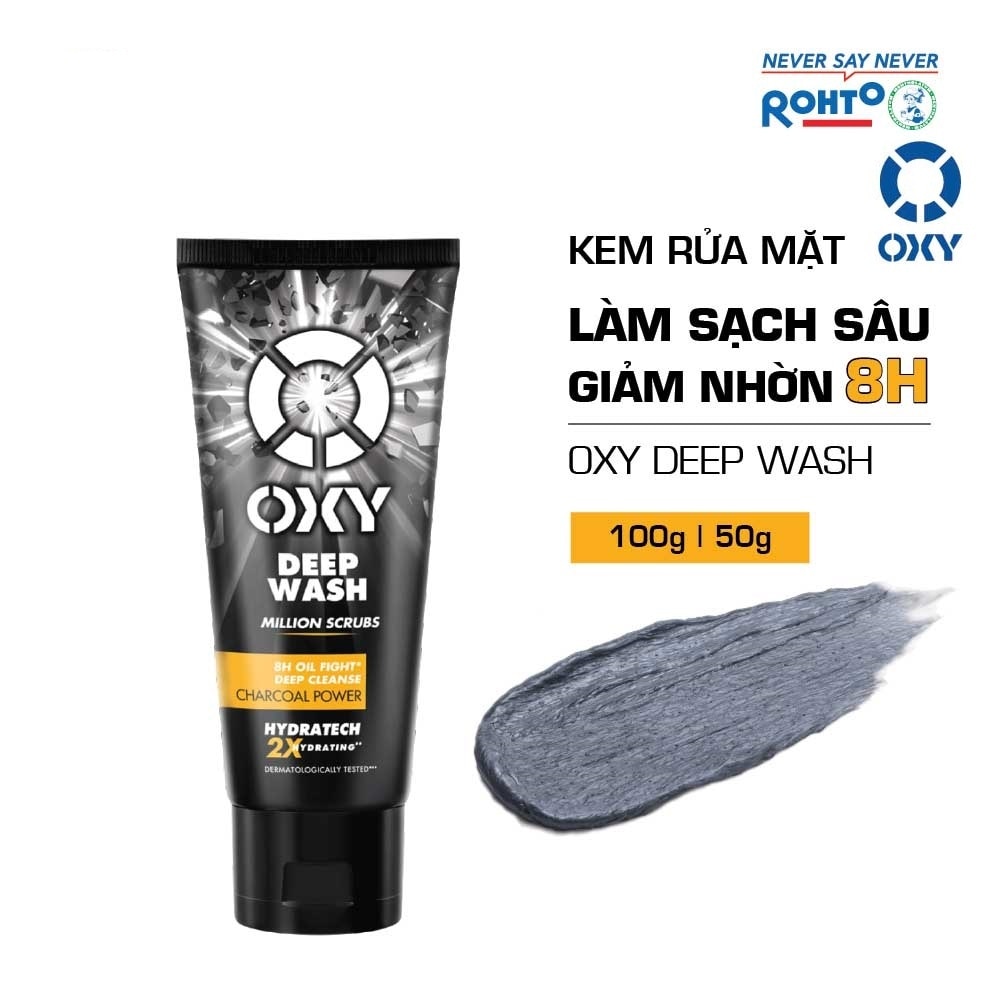 Kem Rửa Mặt Tác Động Sâu Oxy 100g