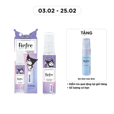 REFRE Xịt Khử Mùi Refre 30ml - Hương Deluxe