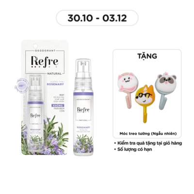 REFRE Xịt Khử Mùi Refre Natural 30ml - Hương Hương Thảo