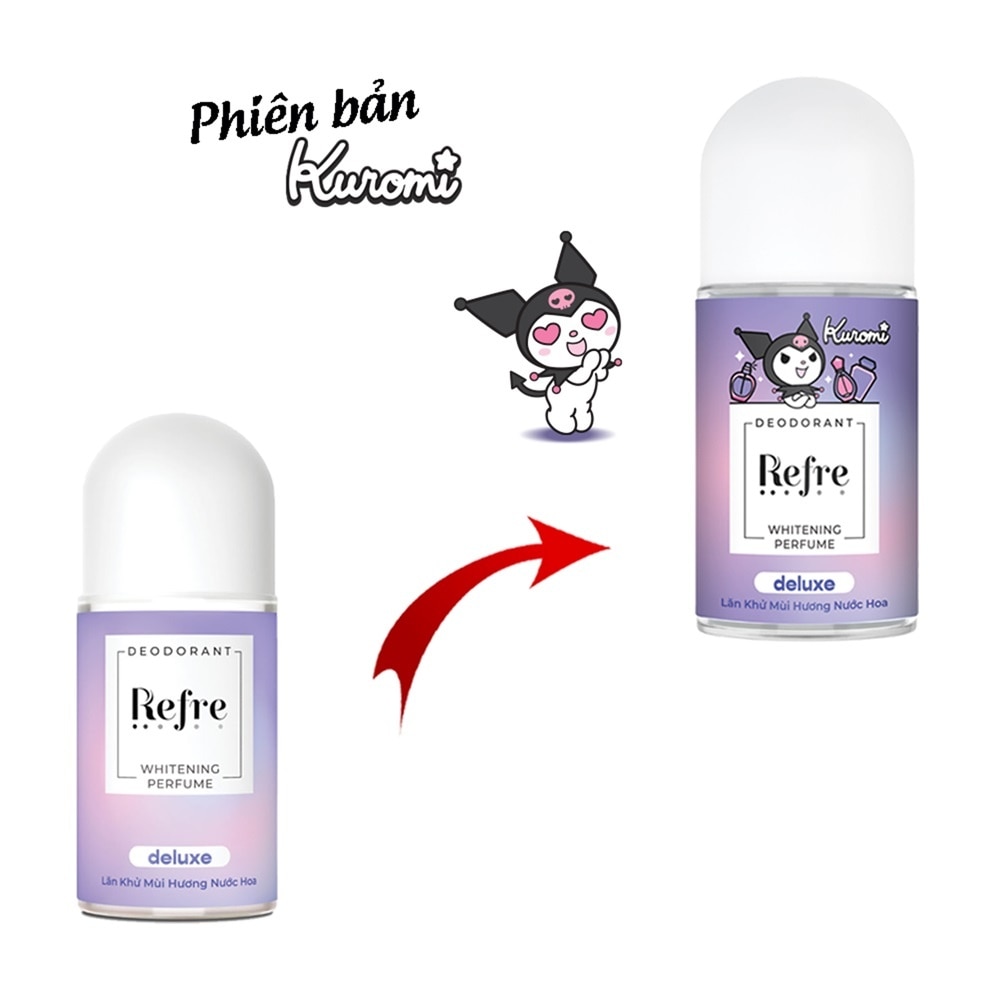 Lăn Khử Mùi Refre 40ml - Hương Deluxe