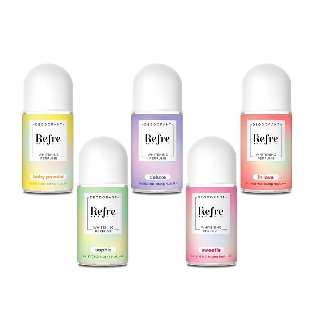 Lăn Khử Mùi Refre 40ml - Hương Deluxe