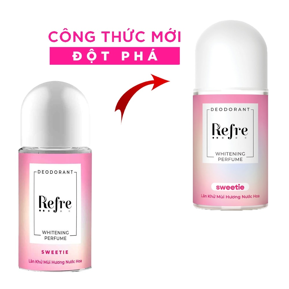 Lăn Khử Mùi Refre 40ml - Hương Sweetie