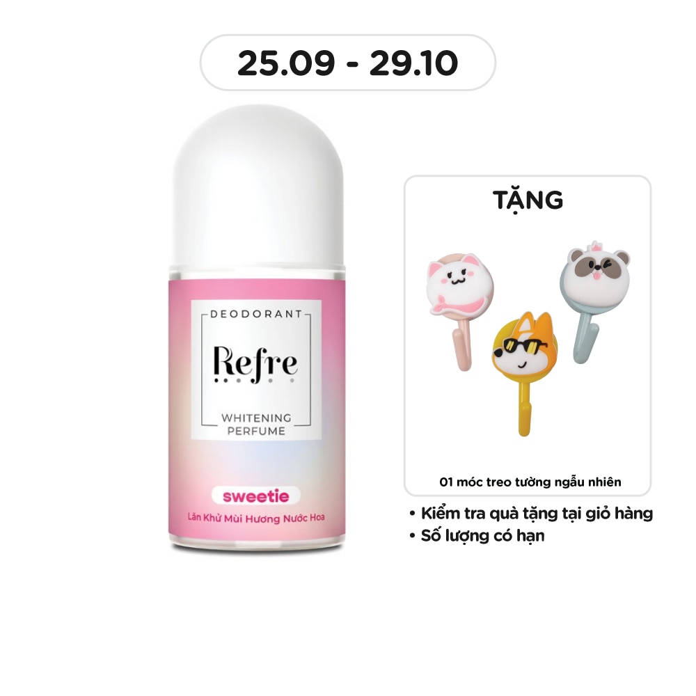Lăn Khử Mùi Refre 40ml - Hương Sweetie