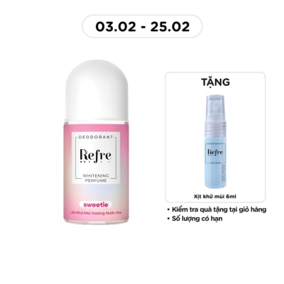 REFRE Lăn Khử Mùi Refre 40ml - Hương Sweetie