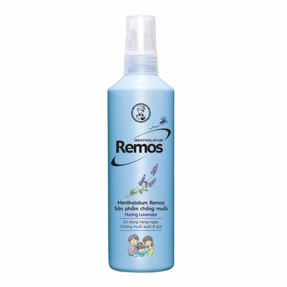Xịt Chống Muỗi Remos Hương Oải Hương 150ml
