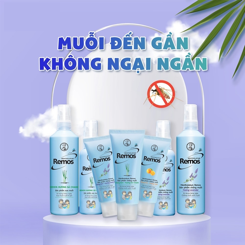 Xịt Chống Muỗi Remos Hương Oải Hương 150ml