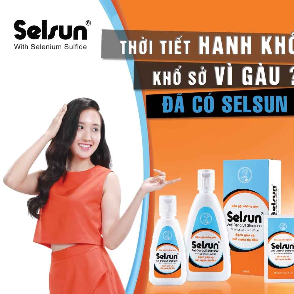 Dầu Xả Selsun Anti-Dandruff Dành Cho Tóc Gàu 100ml