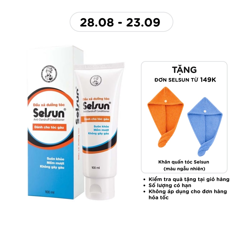 Dầu Xả Selsun Anti-Dandruff Dành Cho Tóc Gàu 100ml image