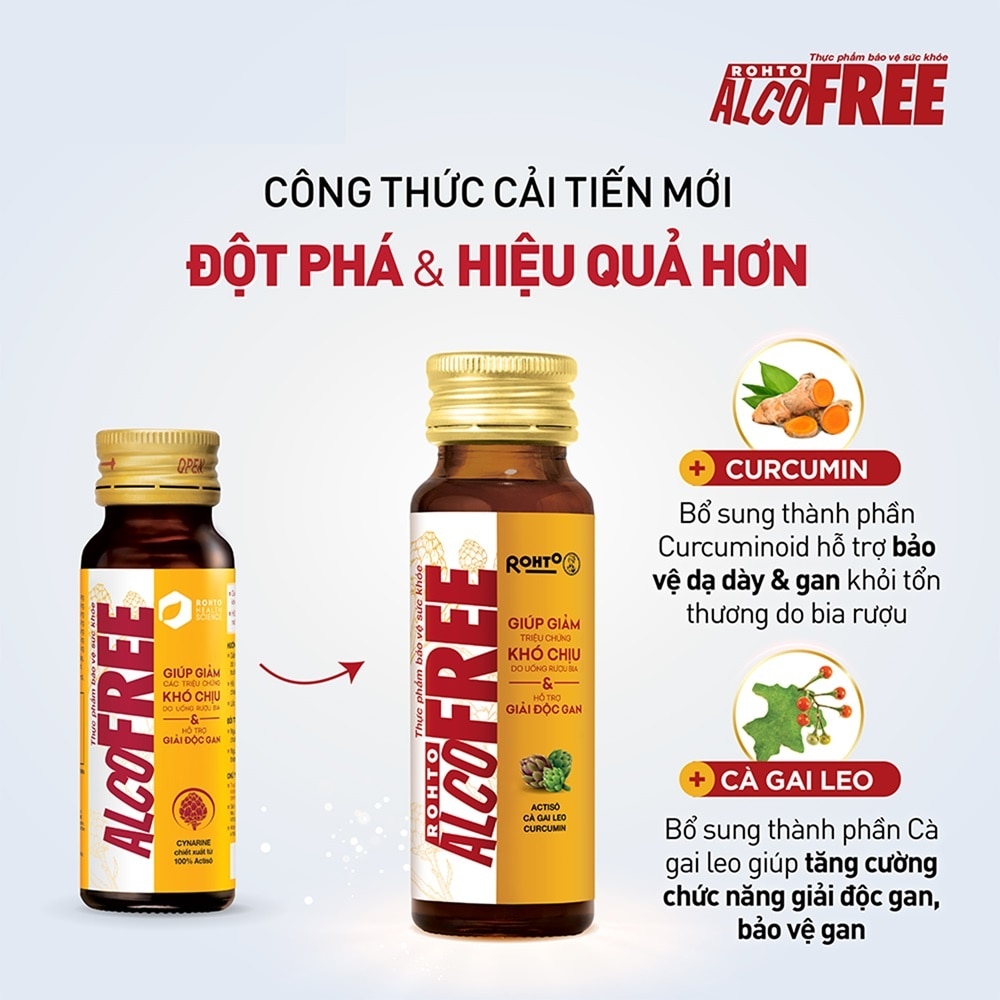 Nước Giải Rượu Bia, Lợi Gan Alcofree 50ml