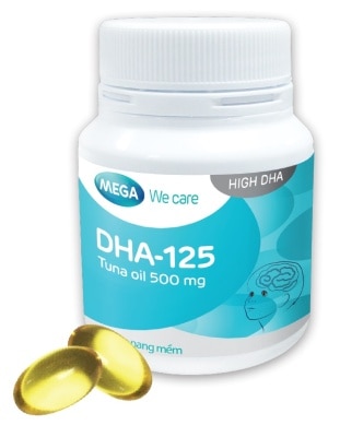 DHA-125 Tuna Oil 500mg 30 Capsules / Box