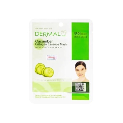 DERMAL Mặt Nạ Dermal Tinh Chất Collagen Với Chiết Xuất Dưa Leo 23g