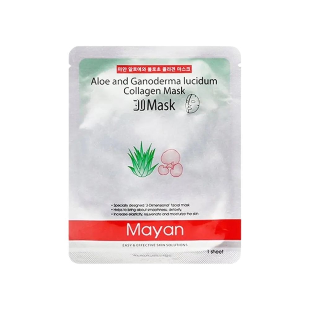 3D Aloe And Ganoderma Lucidum Collagen Mask