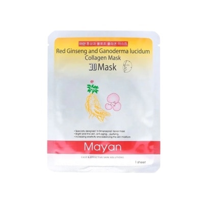 MAYAN 3D RedGinseng & Ganoderma Lucidum Collagen Mask