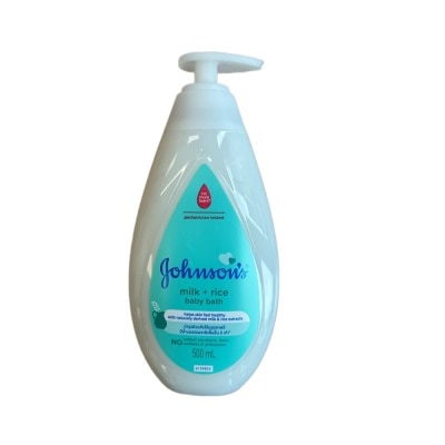 JOHNSON'S Milk & Rice Baby Bath 500ml