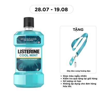 LISTERINE - Nước Súc Miệng Bạc Hà Listerine 750ml image