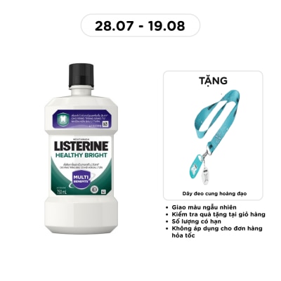 LISTERINE - Nước Súc Miệng Làm Trắng Răng Listerine 750ml image