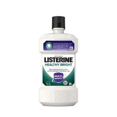 LISTERINE Healthy Bright Mouthwash 750ml