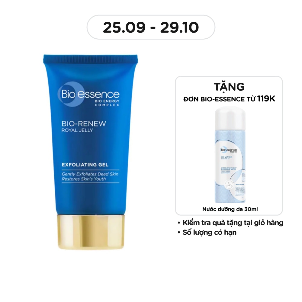 Gel Tẩy Tế Bào Chết Bio-Essence Renew Chiết Xuất Sữa Ong Chúa 60g