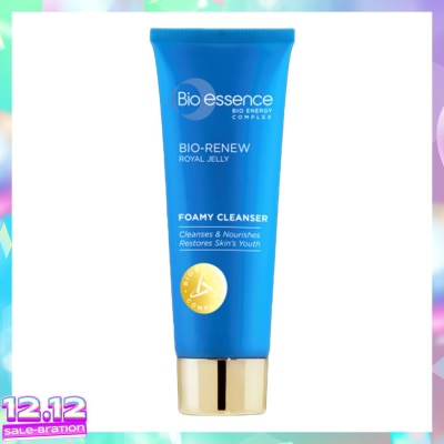 BIO-ESSENCE Sữa Rửa Mặt Bio-Essence Renew Chiết Xuất Sữa Ong Chúa (Da Dầu/Hỗn Hợp) 100g