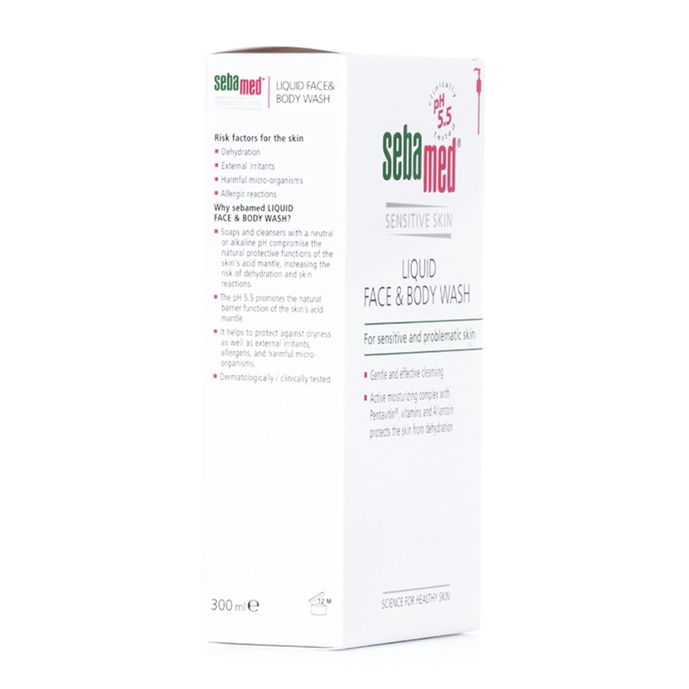 Sensitive Liquid Face & Body Wash 300ml