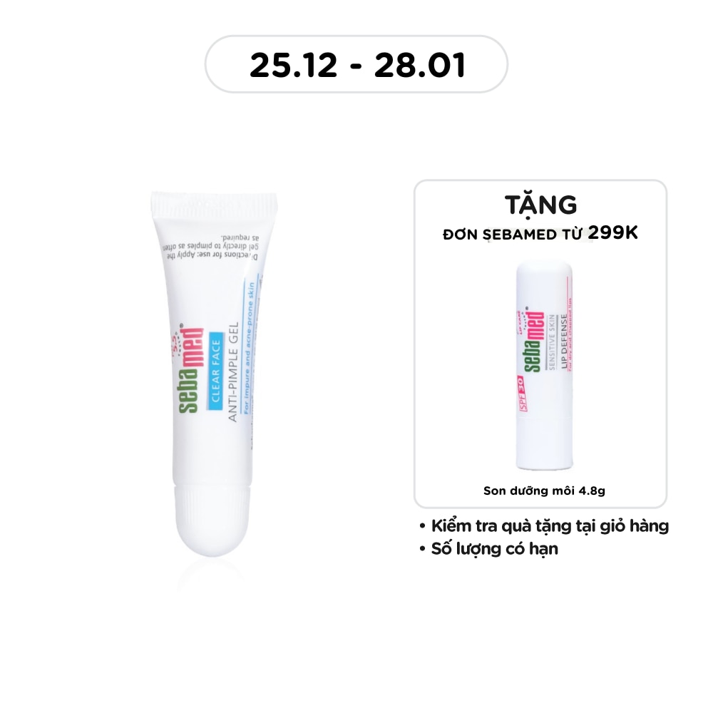 Gel Giảm Mụn Sebamed Kháng Khuẩn Và Làm Dịu Da pH 5.5 10ml