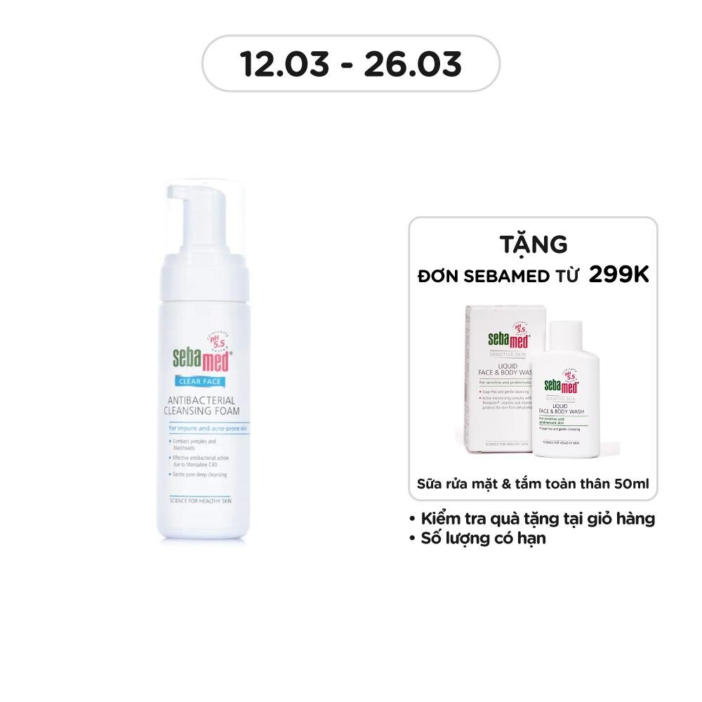Clear Antibacterial Cleansing Foam 150ml