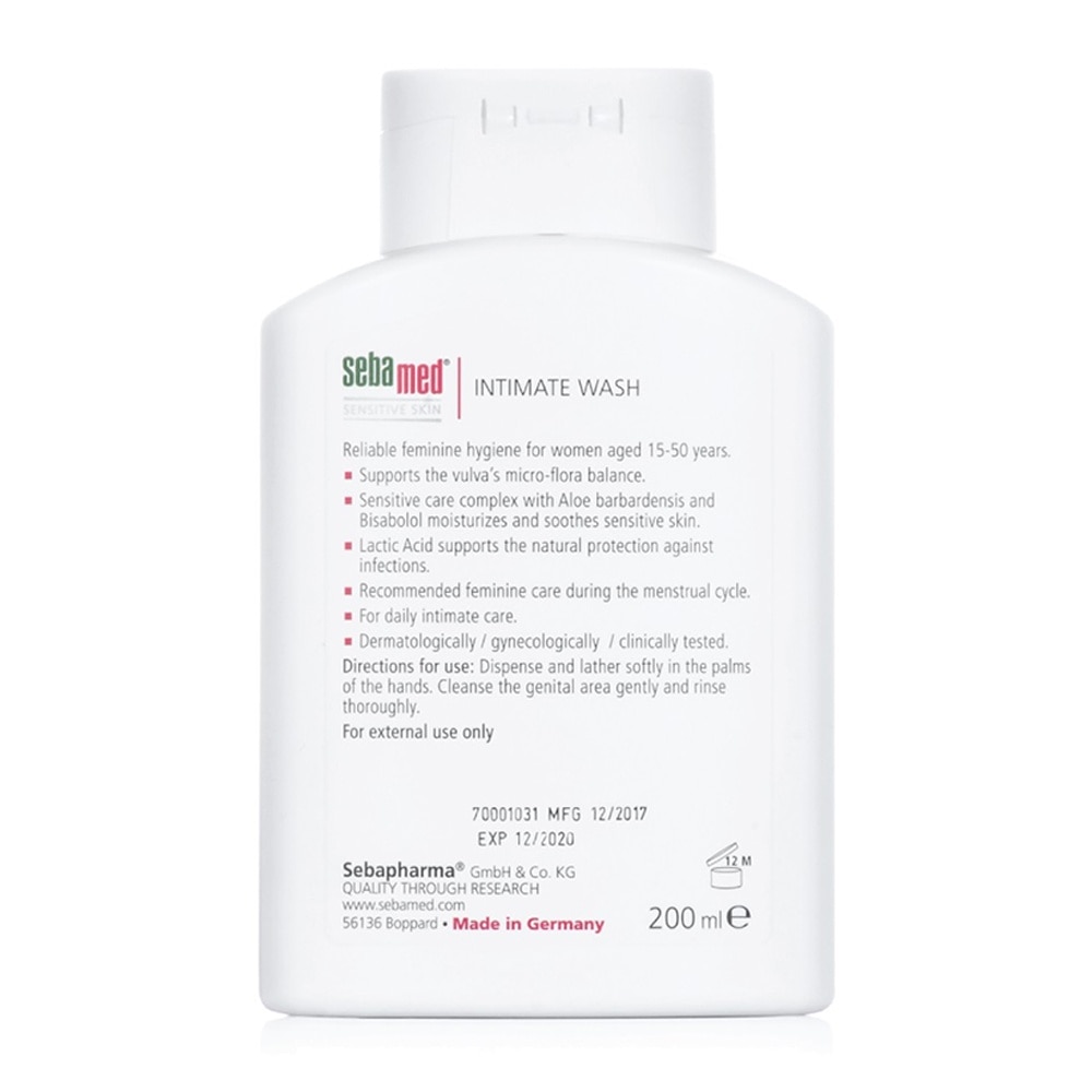 Feminine Intimate Wash p.H 3.8 200ml