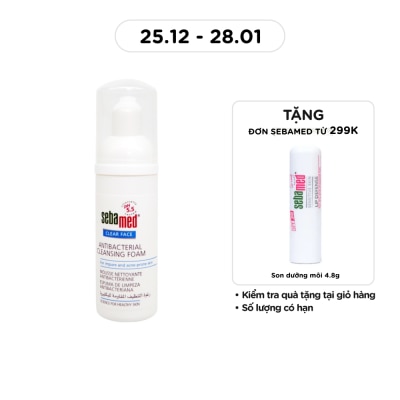 SEBAMED Sữa Rửa Mặt Tạo Bọt Sebamed Kháng Khuẩn Giảm Mụn pH 5.5 50ml